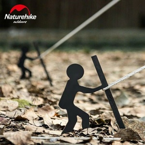 [6927595749029] Naturehike Canopy Doll Ground Nail Black