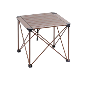 [6927595752418] Naturehike NH outdoor aluminum folding table (Medium) - Champagne