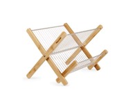 [6927595754443] Naturehike Stainless Steel Folding Drain Rack bamboo - Wood