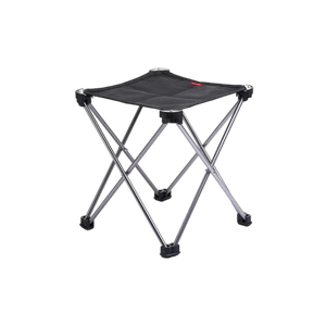 [6927595762950] Naturehike Outdoor aluminum alloy folding stool - Black