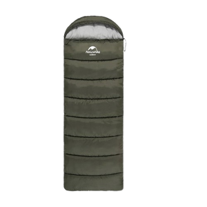 [6927595764329] Naturehike U series envelope sleeping Bag with hood U350S - Green