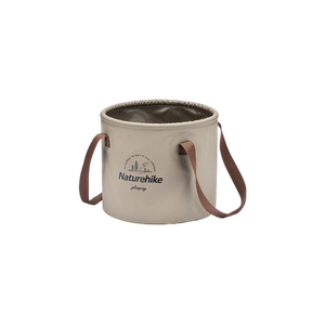 [6927595764619] Naturehike foldable round bucket 10L - Light Brown