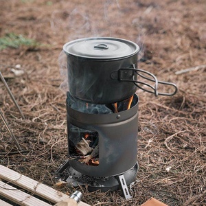 [6927595772713] Naturehike Mini Titanium Wood Stove Titanium Color