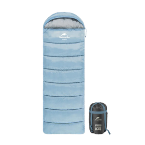 [6927595774908] Naturehike U Series Envelope Sleeping Bag With Hood Blue U150