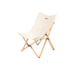 [6927595775363] Naturehike outdoor wooden folding Chair - Brown