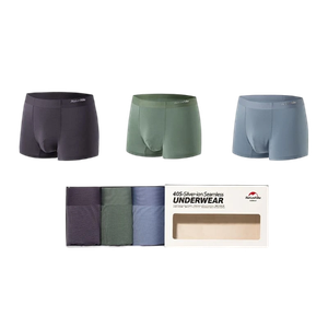 [6927595782361] Naturehike M-40S Silver ION Quick-drying Seamless Underwear (Olive,Green, Blue) /M 3pcs