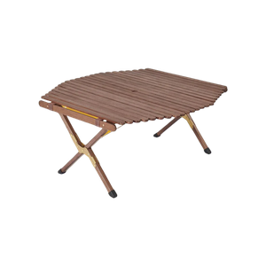 [6927595792933] Naturehike outdoor folding egg roll table (Large) - Walnut Color