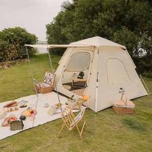 [6927595796368] Naturehike Ango 3 person Automatic tent (with hall pole) - Cheese Color
