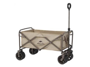 [6975641887683] Naturehike Light Folding Trolley Rough wheel - Linen