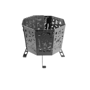 [6975641888871] Naturehike Totem folding fire pit - Black (40*36.8*35)