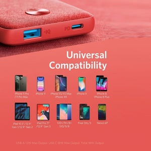 [A1231H91] Anker PowerCore III Sense 10K PD - Red Fabric