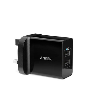 [A2021K11] Anker 24W 2-Port USB Charger -Black