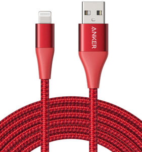 [A8822H91] Anker PowerLine+ III lightning (0.9m) -Red