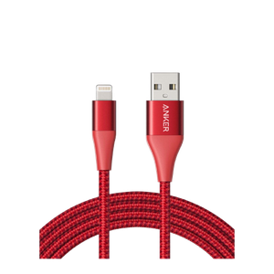 [A8823H91] Anker PowerLine+ III lightning (1.8m/6ft) - Red