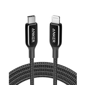 [A8843H11] Anker PowerLine + III USB-C to Lightning (1.8m/6ft) -Black [LifeTime Warranty]