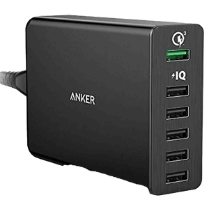 [ANK-A2063-BK] Anker PowerPort+ 6 with Quick Charge 3.0