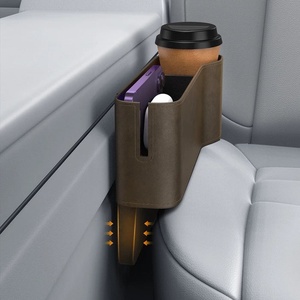 [C20256502001-00-B2B] Baseus Organize Fun Series Car Console Storage Organizer - Marble Brown