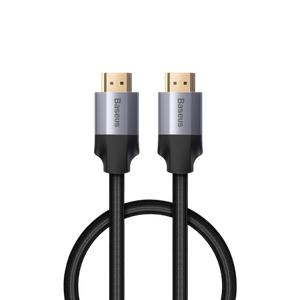[CAKSX-B0G-B2B] Baseus Enjoyment Series 4KHD Male To 4KHD Male Adapter Cable 1m Dark gray