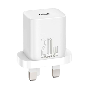 [CCSUP-K02-B2B] Baseus Super Si Quick Charger 1C 20W UK White