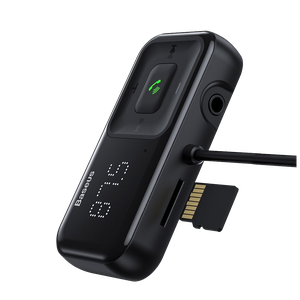 [CCTM-E01] Baseus T-Typed S-16 wireless MP3 car charger（English)-Black