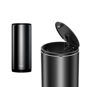[CRLJT-01-B2B] Baseus Gentleman Style Vehicle Mounted Trash Can Black