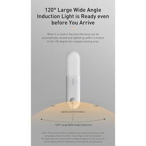[DGSUN-YB02] Baseus Sunshine series human body Induction wardrobe light- White Light