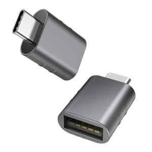 [M3] Syntech USB C TO USB 3.0 Adapter - 2 Pack - Space Gray