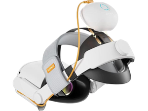 [M48] Syntech VR Elite Strap with Battery Pack Compatible with Meta/Oculus Quest 2 - White