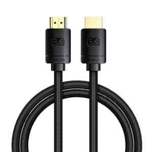[WKGQ040201-B2B] Baseus High Definition Series HDMI 8K to HDMI 8K Adapter Cable 5m Black