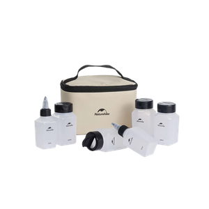 [6975641887553] Naturehike Seasoning Bottle Six-Piece Set - Light Khaki
