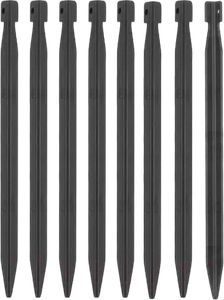 [6976023921100] Naturehike V- Aluminum Tent Stakes (8pcs) - Black