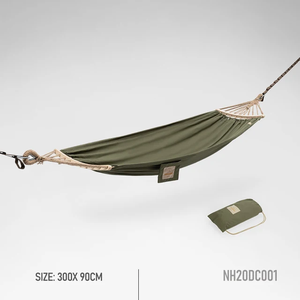 [6927595767641] Naturehike DC-C01 Anti-Rollover Canvas Hammock - Army Green