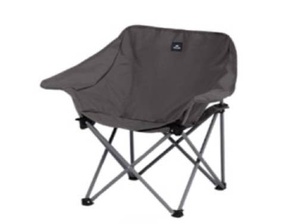 [6976023923043] Naturehike Gathering X-Shaped Chair (Armrest Version) -Black Grey