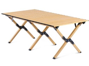 [6976023926990] Naturehike Fang Yun Aluminum Alloy Egg Roll Table - Oak (L)