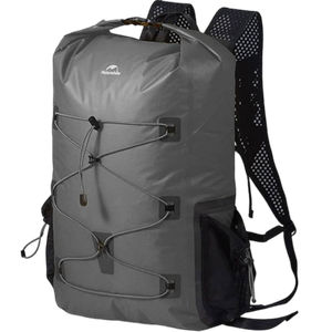 [6927595753934] Naturehike Far Mountain Lightweight Shoulder Waterproof Bag - Graphite Black (25L) (without shoes)