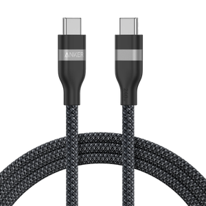 [A82E2H12] Anker USB-C to USB-C Cable 240W (Upcycled-Braided) (1.8m/6ft) -Black