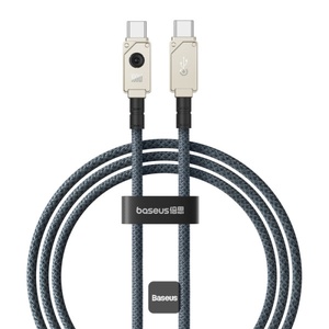 [6932172633301-B2B] Baseus Unbreakable Series 100W PD Fast Charging Data Cable Type-C to Type-C 1M - White