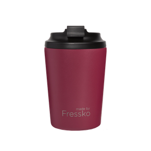 [9350136000889] FRESSKO Bino 227ml / 8oz Cup - Stainless Steel - Rouge
