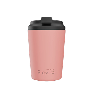 [9350136001923] FRESSKO Bino 227ml / 8oz Cup - Stainless Steel - Peachy