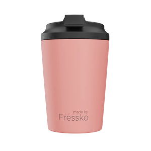 [9350136001954] FRESSKO Camino 340ml / 12oz Cup - Stainless Steel - Peachy