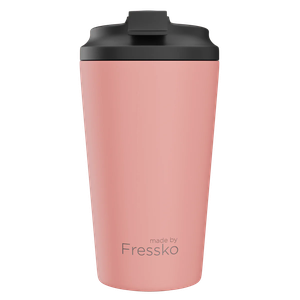 [9350136001015] FRESSKO Grande 475ml / 16oz Cup - Stainless Steel - Peachy