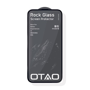 [OT-RG-16PM-CL] OTAO Rock Glass Clear (Full Cover) Screen Protector - iPhone 16 Pro Max