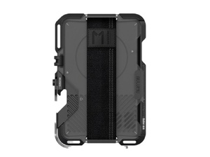 [UA-G03-TG] AULUMU G03 Multi-Tool Magnetic Metal Wallet Frosted Cover - Translucent Gray