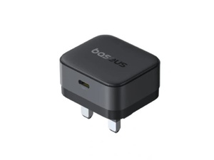 [P1011160C113-00] Baseus Palm 1C 20W Fast Charger – Black (UK)