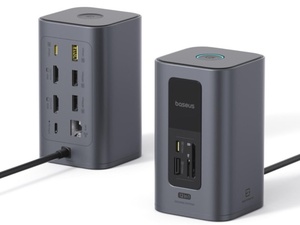 [B00568103813-00] Baseus Nomos NU1 Air Spacemate 12-in-1 Docking Station – Space Gray