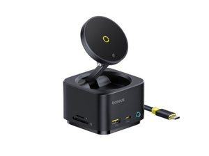 [B00072900121-00] Baseus MagPro II 7-in-1 Magnetic Charging Hub 15W – Black