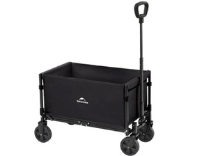 [6977465866080] Naturehike Lightweight Folding Trolley - Black (50L)