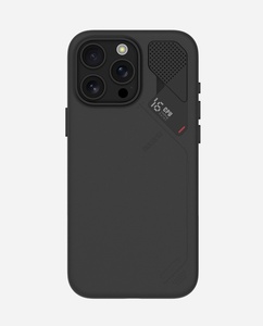 [A16-PU-BK-PRO-B] AULUMU A16 Vegan Leather Case for iPhone 16 Pro with Camera Control Cover - Black