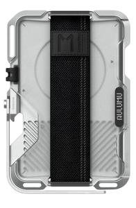 [UA-G03-TW] AULUMU G03 Multi-Tool Magnetic Metal Wallet Frosted Cover - Translucent White