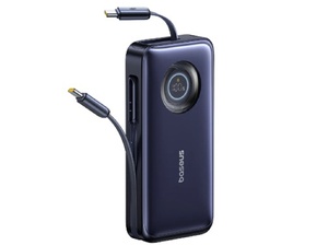 [E0027J00] Baseus EnerCore CR11 Power Bank with Retractable Cable 20000mAh 100W - Cosmic Black